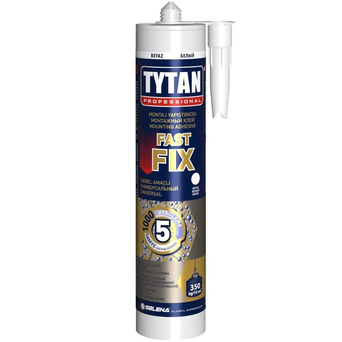 КЛЕЙ МОНТАЖНЫЙ "FAST FIX" ГИБРИДНЫЙ БЕЛЫЙ 290 МЛ (12) "TYTAN PROFESSIONAL"