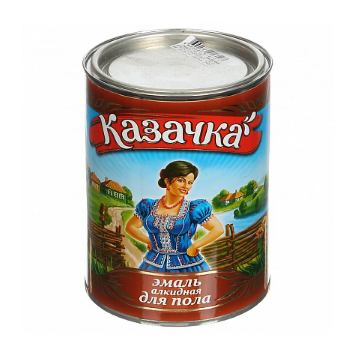 ЭМАЛЬ ПФ-266  "КАЗАЧКА" ЗОЛОТИСТО-КОРИЧНЕВАЯ  1,9 КГ (6)