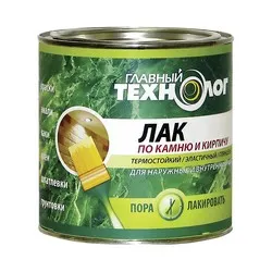 ЛАК ПО КАМНЮ И КИРПИЧУ МАТОВЫЙ  0,75 Л (1/6)  "НБХ" ГЛАВНЫЙ ТЕХНОЛОГ