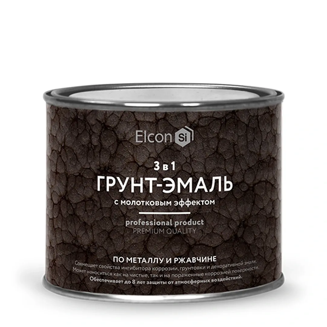 Грунт-эмаль Elcon Smith 3 в 1 с молотковым эффектом