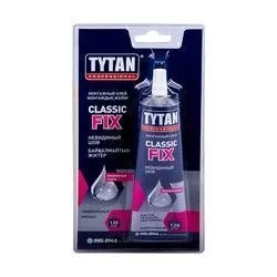 КЛЕЙ МОНТАЖНЫЙ "CLASSIC FIX" ПРОЗРАЧНЫЙ 100 МЛ (12) "TYTAN PROFESSIONAL"