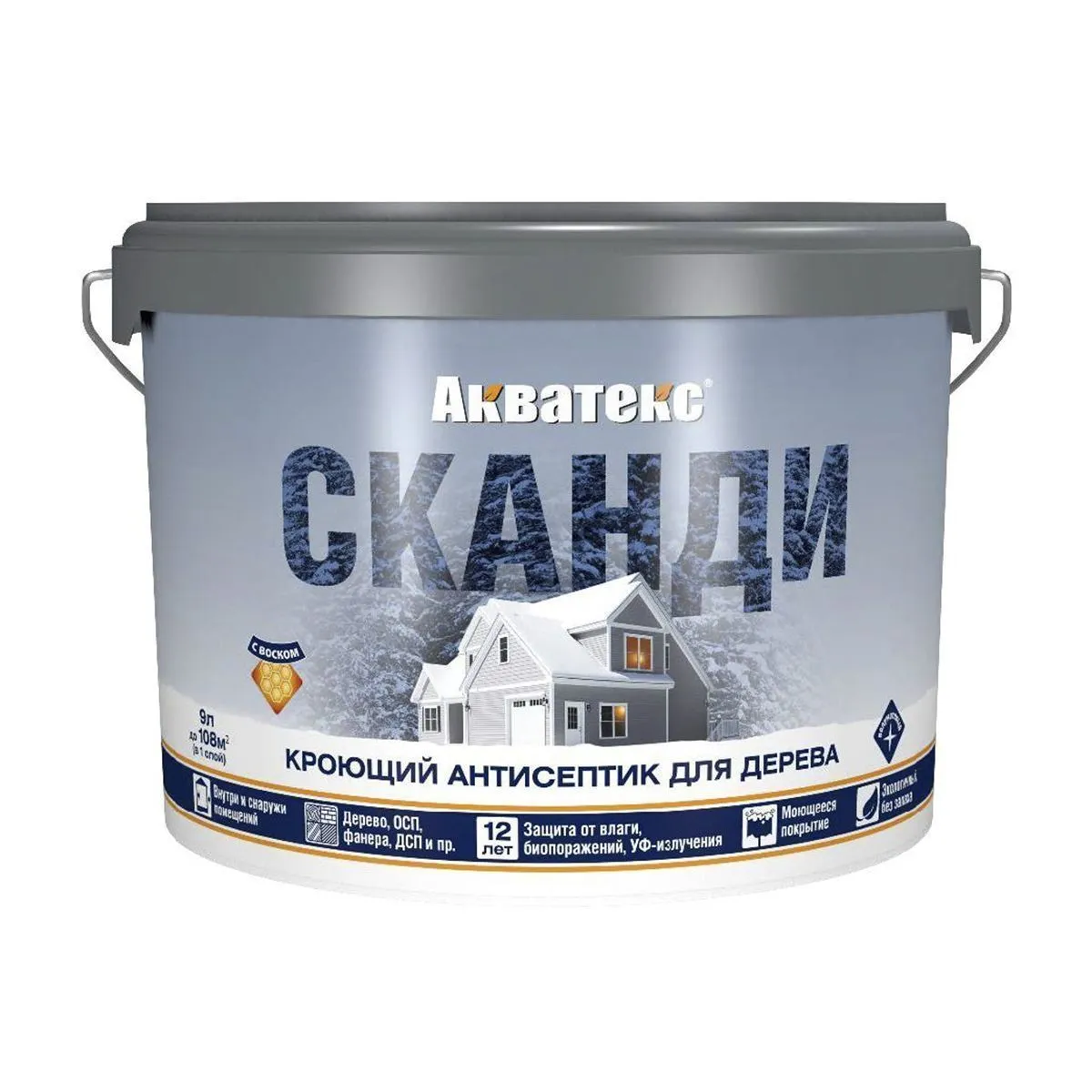 АКВАТЕКС СКАНДИ СЛОНОВАЯ КОСТЬ 9 Л "РОГНЕДА"