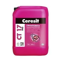 ГРУНТОВКА ГЛУБОКОГО ПРОНИКНОВЕНИЯ CT 17 PRO 10 Л ЗИМА (1/60) "CERESIT"