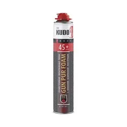 ПЕНА МОНТАЖНАЯ "KUDO PROFF 45+" ПРОФИ ОГНЕСТОЙКАЯ 1000 МЛ/900 Г (1/12)