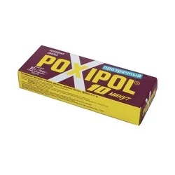 КЛЕЙ "POXIPOL" ПРОЗРАЧНЫЙ 70 МЛ (1/96) КРАСНАЯ ЭТИКЕТКА