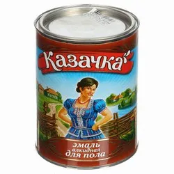 ЭМАЛЬ ПФ-266  "КАЗАЧКА" ЗОЛОТИСТО-КОРИЧНЕВАЯ  0,9 КГ (14)