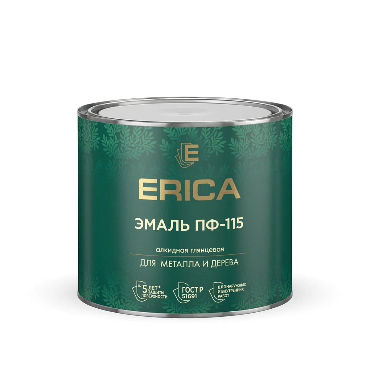 ЭМАЛЬ ПФ-115 "ERICA" КРАСНАЯ 1,8 КГ (6)