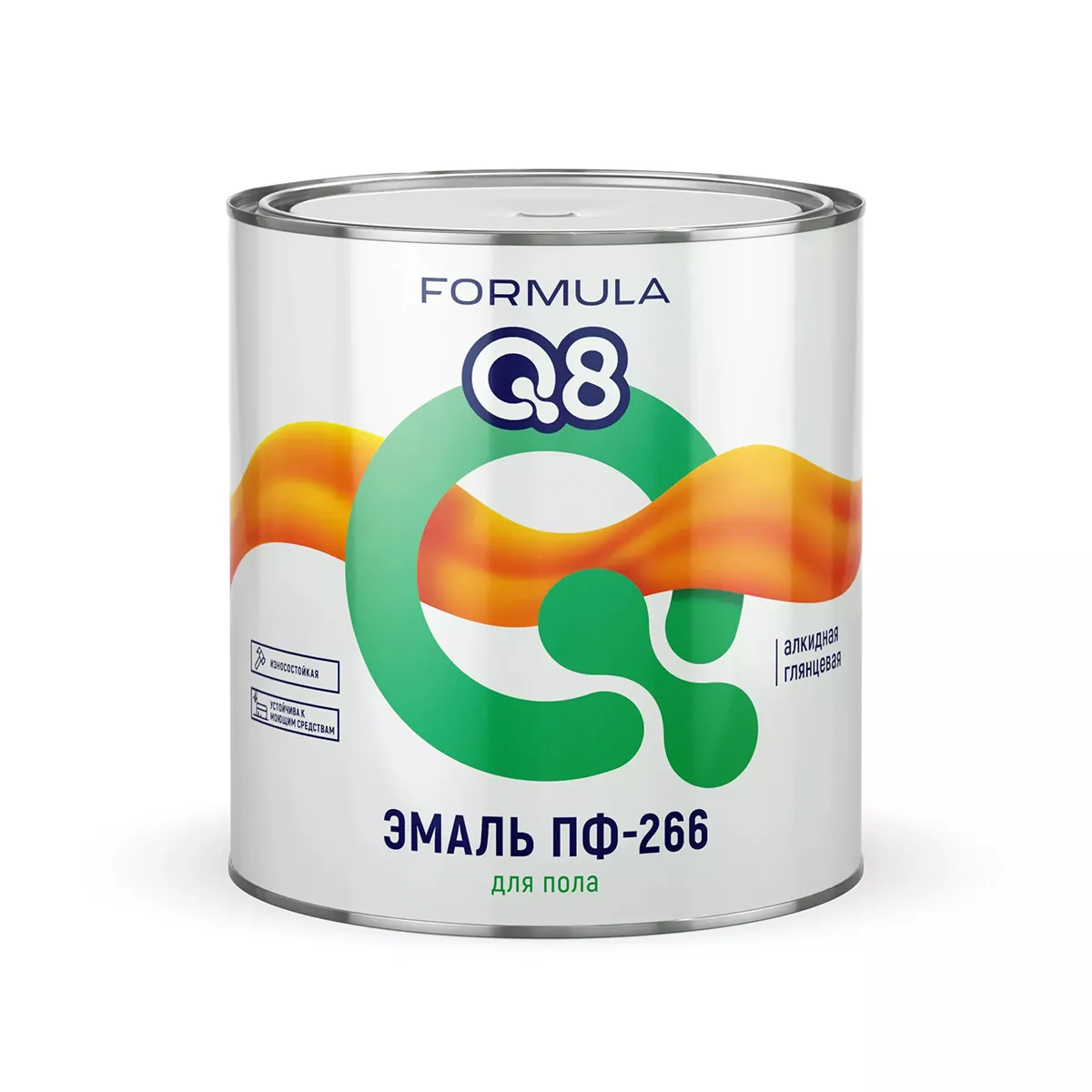 ЭМАЛЬ ПФ-266 "FORMULA Q8" ЖЕЛТО-КОРИЧНЕВАЯ  2,7 КГ (6)