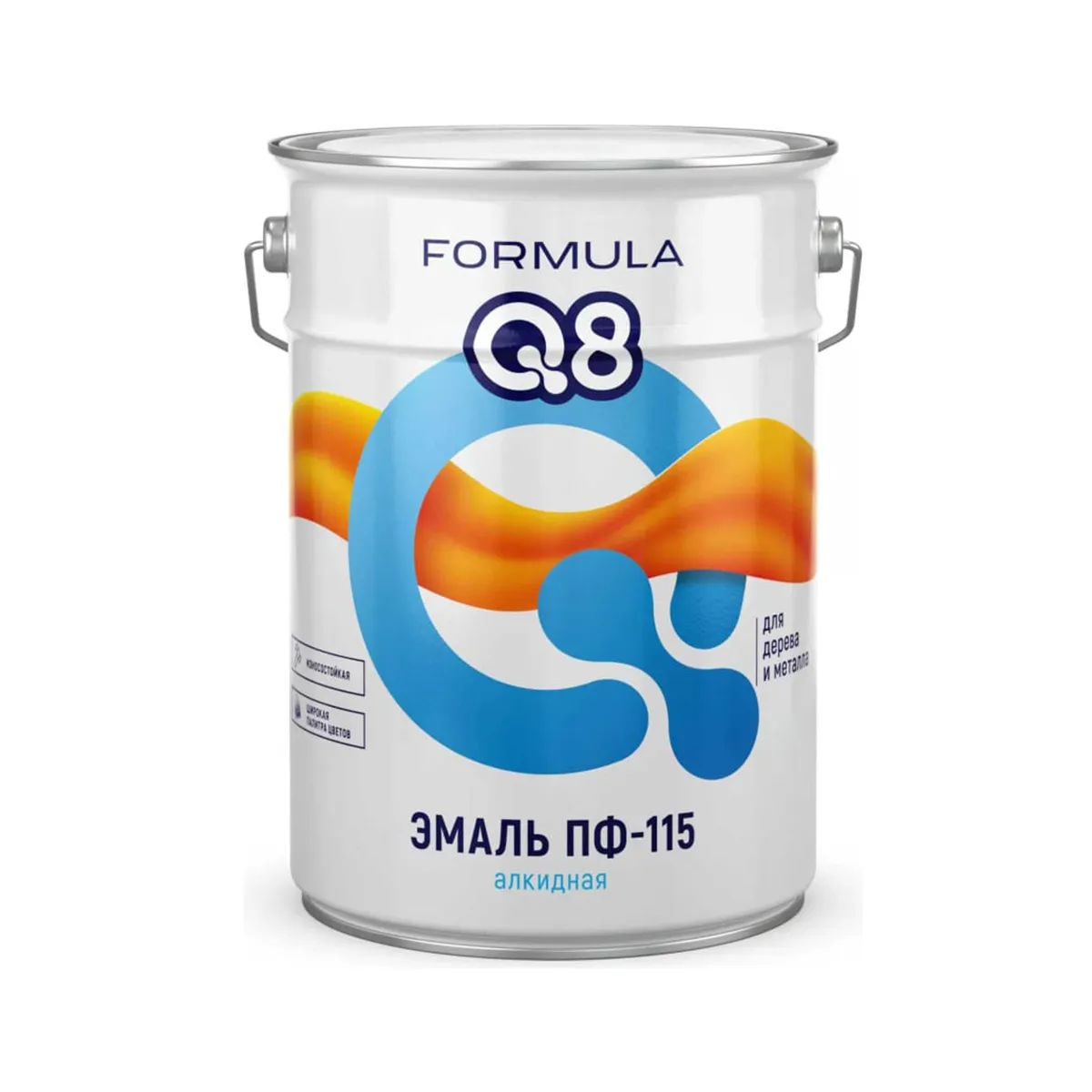 ЭМАЛЬ ПФ-115 "FORMULA Q8" КОРИЧНЕВАЯ 10 КГ (1)
