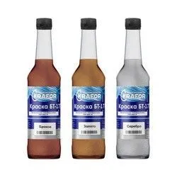 КРАСКА БТ-177 СЕРЕБРЯНКА 0,5 Л (12) "KRAFOR"