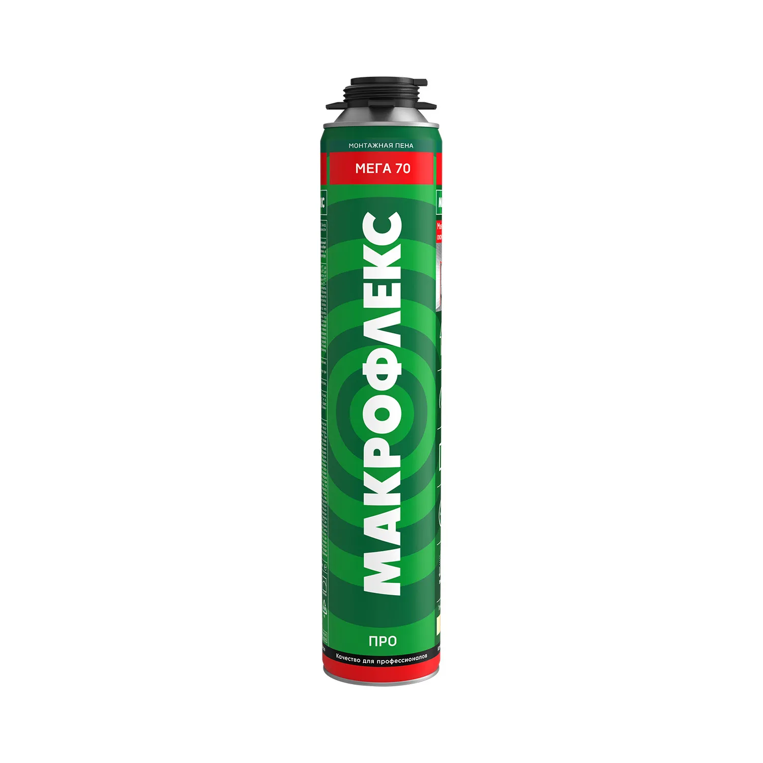 ПЕНА МОНТАЖНАЯ "МАКРОФЛЕКС МЕГА 70" ПРОФИ 880 МЛ (1/12)