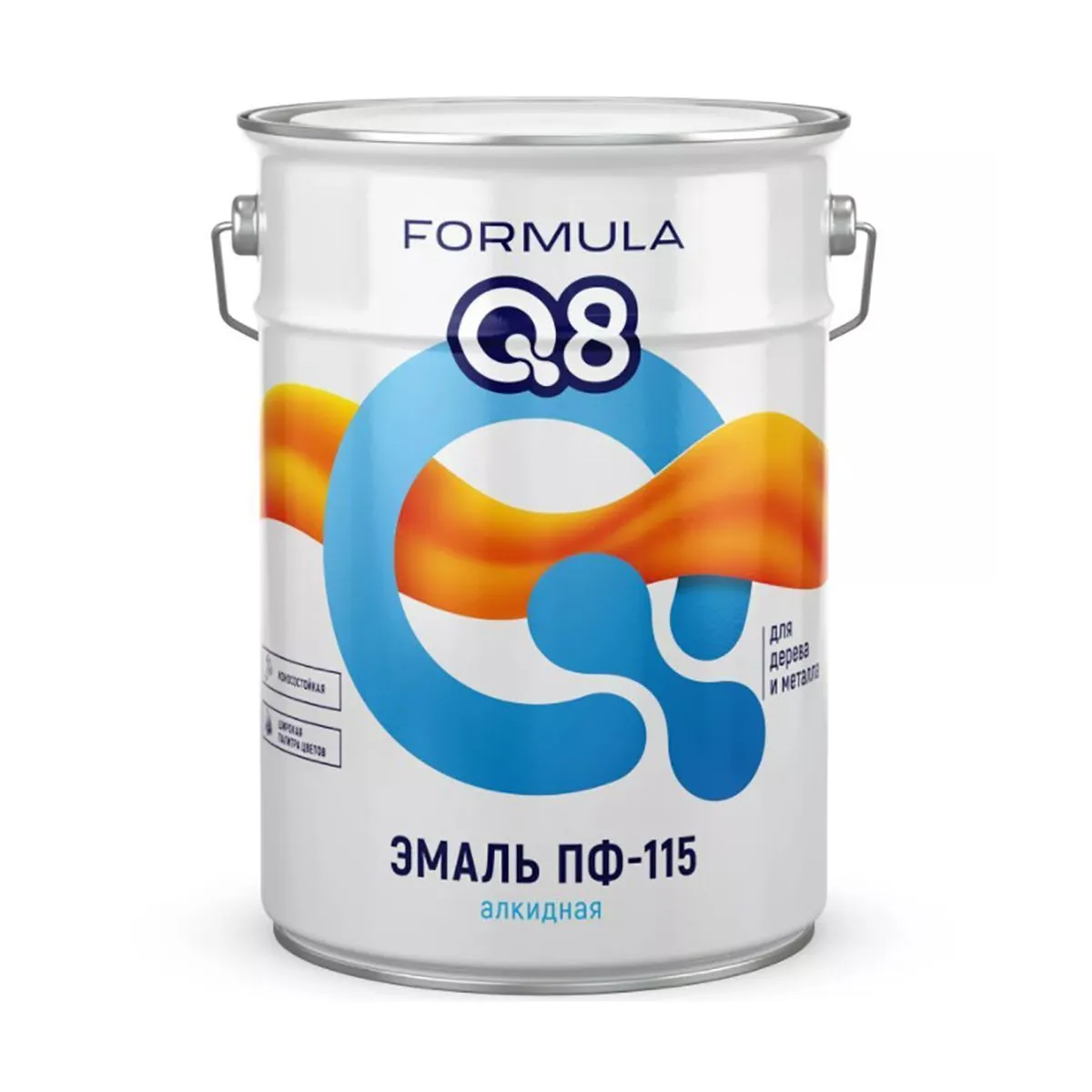 ЭМАЛЬ ПФ-115 "FORMULA Q8" ЖЕЛТАЯ 20 КГ (1)