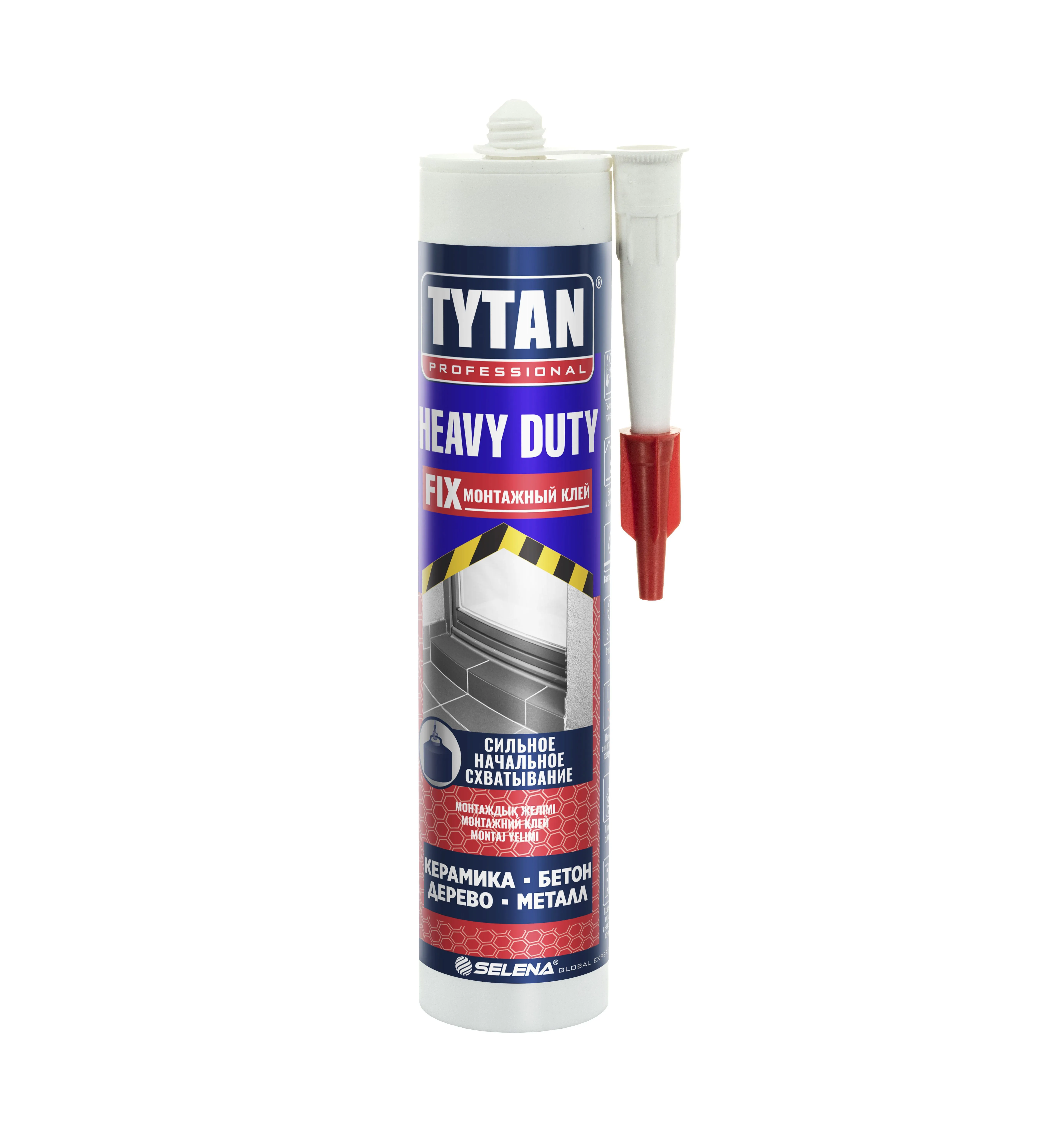 КЛЕЙ МОНТАЖНЫЙ "HEAVY DUTY" КАУЧУКОВЫЙ БЕЖЕВЫЙ 310 МЛ (12) "TYTAN PROFESSIONAL"
