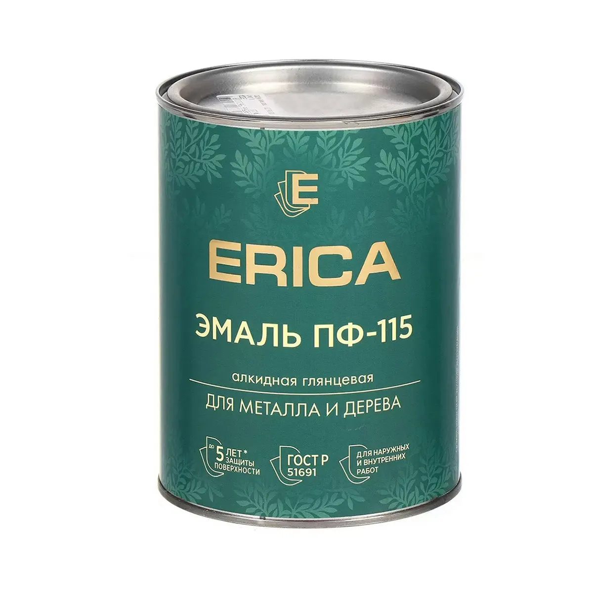 ЭМАЛЬ ПФ-115 "ERICA" ФИСТАШКОВАЯ 0,8 КГ (14)