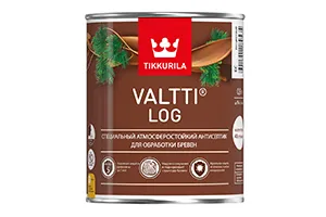 ВАЛТТИ LOG  КРАСНОЕ ДЕРЕВО  0,9 Л (1/6)  АНТИСЕПТИК ДЛЯ ДЕРЕВА "ТИККУРИЛА"