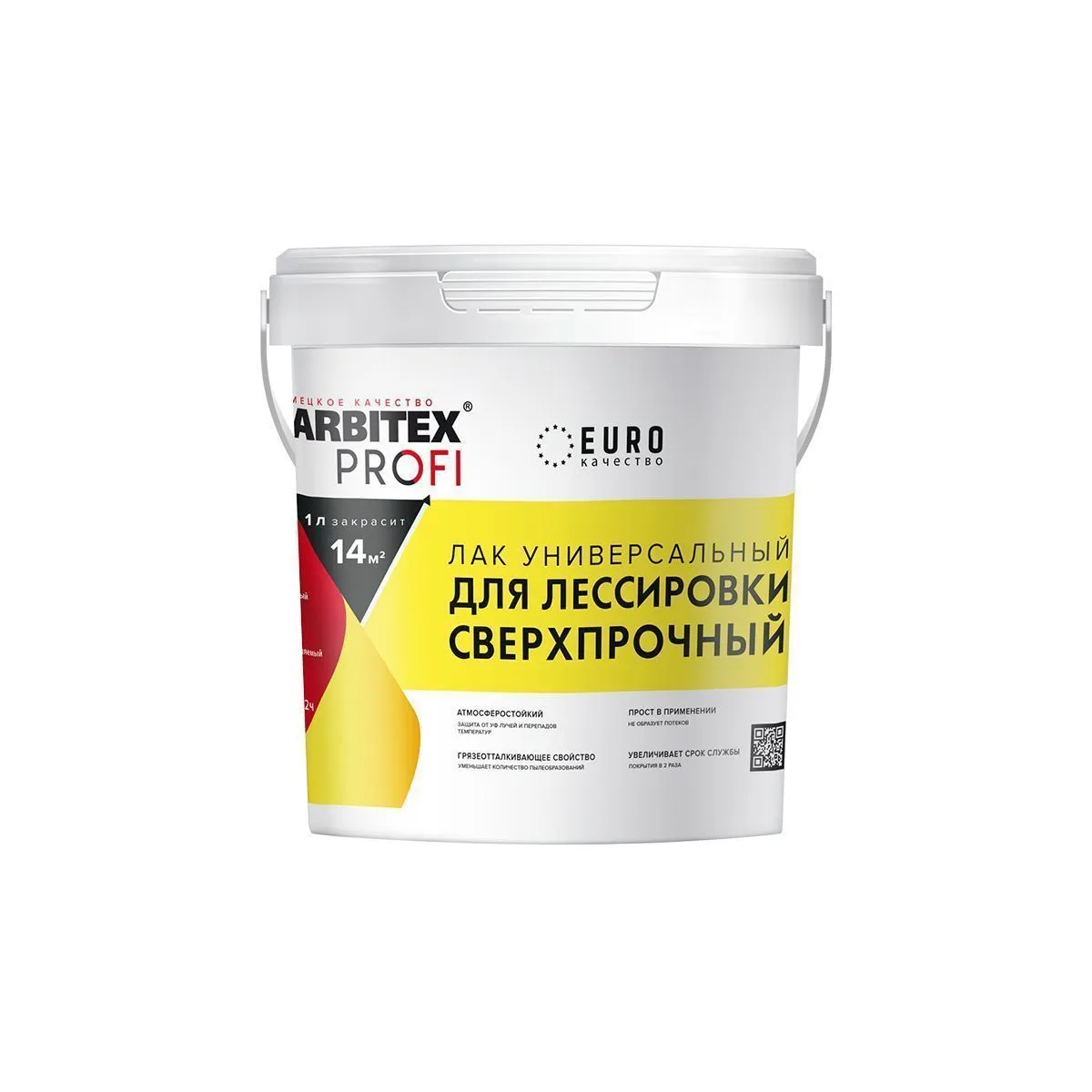 ЛАК ДЛЯ ЛЕССИРОВКИ УНИВЕРС. СВЕРХПРОЧНЫЙ 0,9 Л (6) "FARBITEX PROFI"