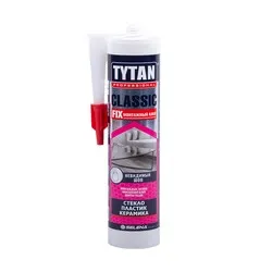 КЛЕЙ МОНТАЖНЫЙ "CLASSIC FIX" ПРОЗРАЧНЫЙ 310 МЛ (12/1728) "TYTAN PROFESSIONAL"