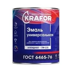 ЭМАЛЬ ПФ-115 МОРСКАЯ ВОЛНА  0,8 КГ (1/6) "KRAFOR"