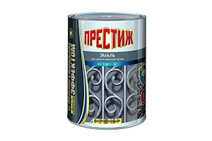 ЭМАЛЬ С МОЛОТКОВЫМ ЭФФЕКТОМ ШОКОЛАДНАЯ 2,5 Л (1/6) "ПРЕСТИЖ"