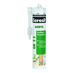 ГЕРМЕТИК АКРИЛОВЫЙ CS 11 БЕЛЫЙ 280 МЛ (12) "CERESIT"