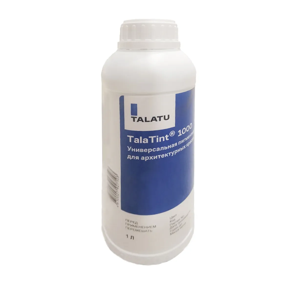ПАСТА КОЛЕР. "COLORANT TALATINT 1000" MT LIGHT BLUE 1 Л (1/6) "TALATU"