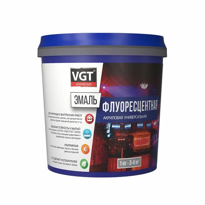 ЭМАЛЬ ВД-АК-1179  УНИВЕРСАЛ. МЯТНАЯ (RAL 6019) 2,5 КГ (4) "ВГТ"