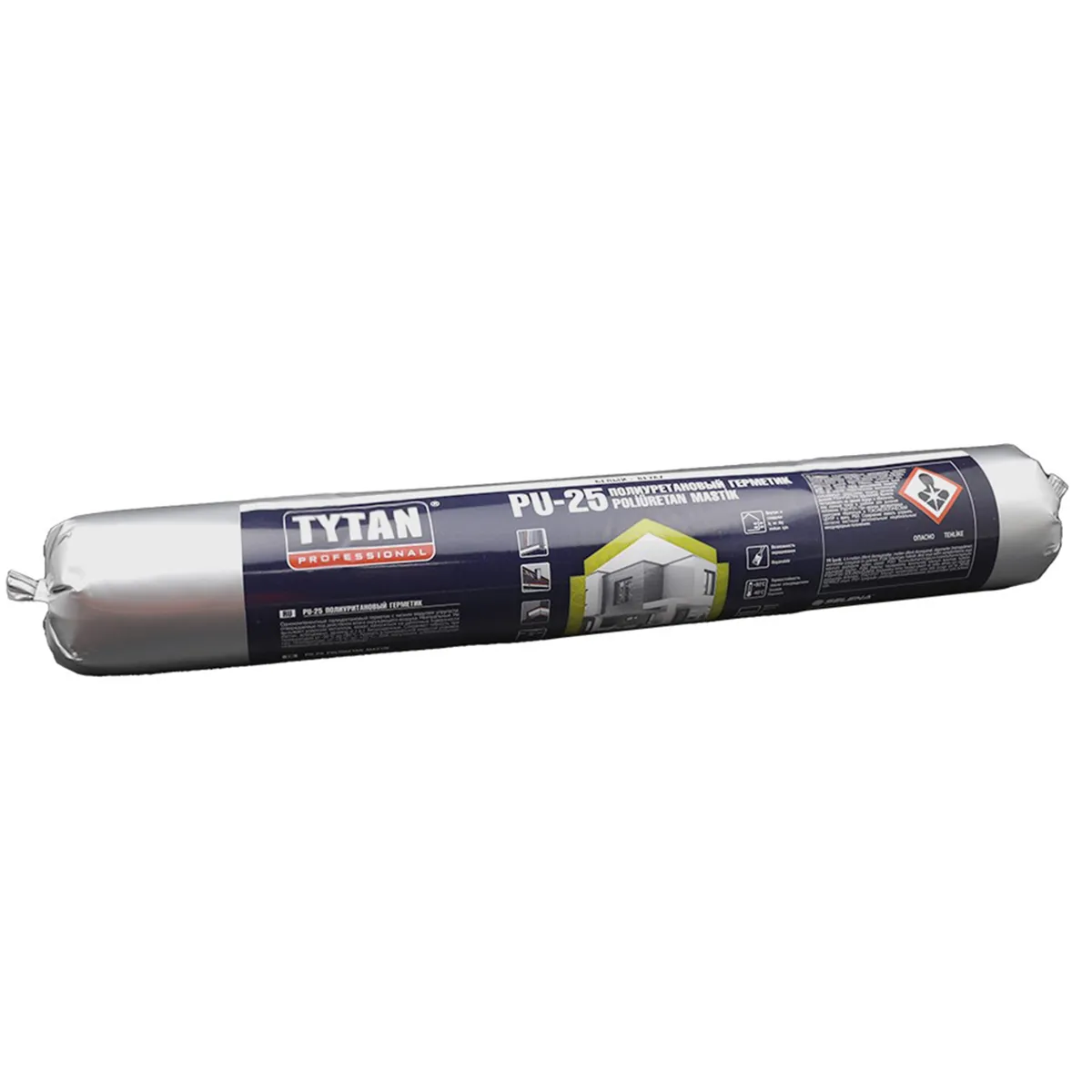 ГЕРМЕТИК ПОЛИУРЕТАНОВЫЙ PU 25 БЕЛЫЙ (RAL 9016) 600 МЛ (12) "TYTAN PROFESSIONAL"