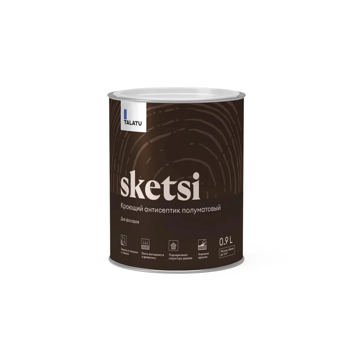 АНТИСЕПТИК КРОЮЩИЙ "SKETSI" БАЗА С 0,9 Л (1/6) "TALATU"
