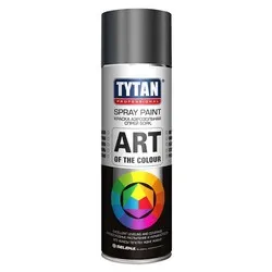КРАСКА АЭРОЗОЛЬ "TYTAN PROFESSIONAL" ART СЕРАЯ 400 МЛ (12)  RAL 7015