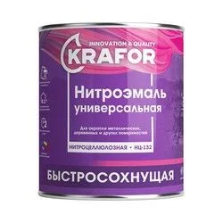 ЭМАЛЬ НЦ-132 СИНЯЯ 1,7 КГ (1/6) "KRAFOR"