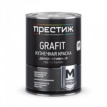 КРАСКА КУЗНЕЧНАЯ С ЭФФЕКТОМ "GRAFIT"  БРОНЗОВАЯ 0,9 КГ (6) "ПРЕСТИЖ"