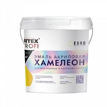 ЭМАЛЬ АКРИЛОВАЯ "ХАМЕЛЕОН" ЗОЛОТО 0,9 Л (6) "FARBITEX PROFI"