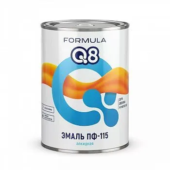 ЭМАЛЬ ПФ-115 "FORMULA Q8" ИЗУМРУДНАЯ  0,9 КГ (1/14)