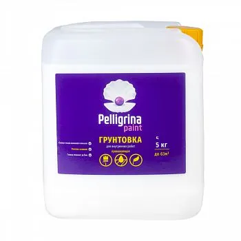 ГРУНТОВКА ПРОНИК. ДЛЯ ВНУТР. РАБОТ  5 КГ (1) "PELLIGRINA PAINT"