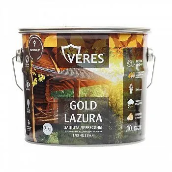 ВЕРЕС GOLD № 9 ПАЛИСАНДР  2,7 Л (1/4) "VERES" VG-17