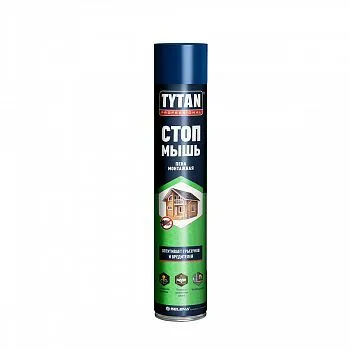 ПЕНА МОНТАЖНАЯ "TYTAN PROFESSIONAL СТОП МЫШЬ" 750 МЛ (12/672)