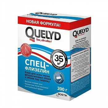 КЛЕЙ "QUELYD" ФЛИЗЕЛИНОВЫЙ 200 Г (24) РОССИЯ