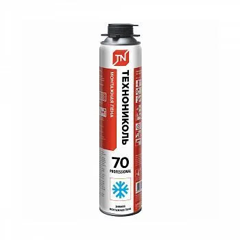 ПЕНА МОНТАЖНАЯ "PROFESSIONAL 70" ПРОФИ 885 Г ЗИМНЯЯ (12/816) "ТЕХНОНИКОЛЬ"