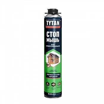 ПЕНА МОНТАЖНАЯ "TYTAN PROFESSIONAL СТОП МЫШЬ" ПРОФИ 750 МЛ (12/672)