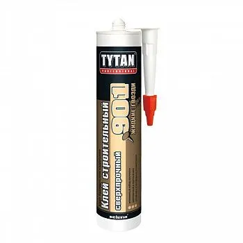 КЛЕЙ СТРОИТЕЛЬНЫЙ №901 СВЕРХПРОЧНЫЙ (БЕЖЕВЫЙ) 390 Г (12) "TYTAN PROFESSIONAL"