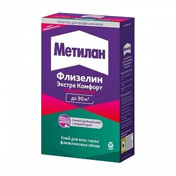 КЛЕЙ ОБОЙНЫЙ МЕТИЛАН ФЛИЗЕЛИН ЭКСТРА КОМФОРТ С ИНДИКАТОРОМ 500 Г (1/12) ХЕНКЕЛЬ