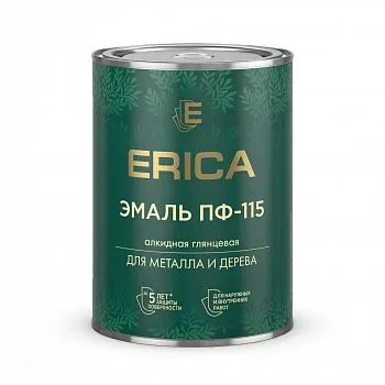 ЭМАЛЬ ПФ-115 "ERICA" ШОКОЛАДНАЯ 0,8 КГ (1/14)
