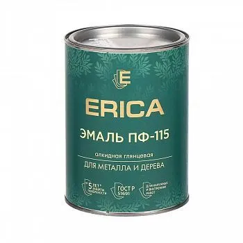 ЭМАЛЬ ПФ-115 "ERICA" КРЕМОВАЯ 0,8 КГ (14)