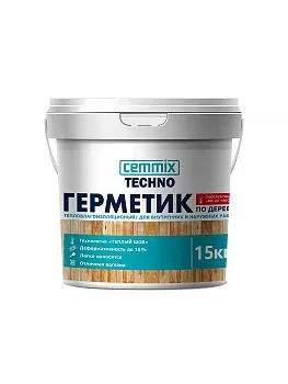 ГЕРМЕТИК АКРИЛОВЫЙ "ТЕПЛЫЙ ШОВ" 15 КГ БЕЛЫЙ (1) "CEMMIX"