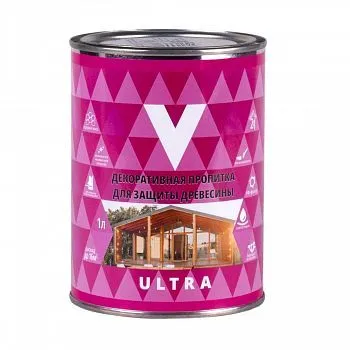 ПРОПИТКА ДЕКОРАТИВНАЯ "ULTRA" БЕЛАЯ  1 Л (1/14) "V"