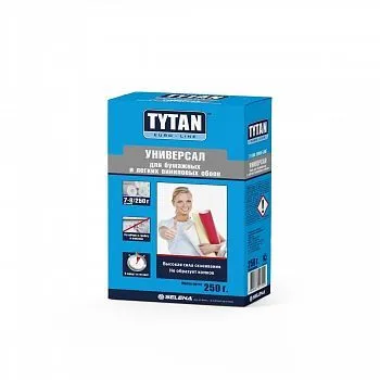 КЛЕЙ ДЛЯ ОБОЕВ УНИВЕРСАЛЬНЫЙ 250 Г (12) "TYTAN EURO-LINE"