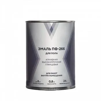 ЭМАЛЬ ПФ-266 "V" ЗОЛОТИСТО-КОРИЧНЕВАЯ 0,8 КГ (1/14)